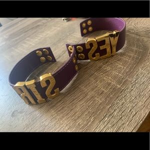 Harley Quinn cosplay Yes sir bracelets.